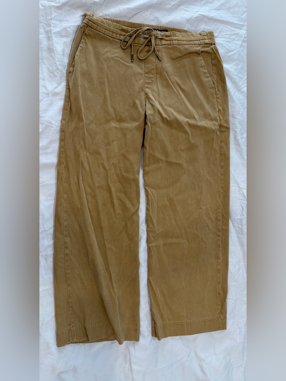 Liverpool Women’s Drawstring Chinos in Mustard